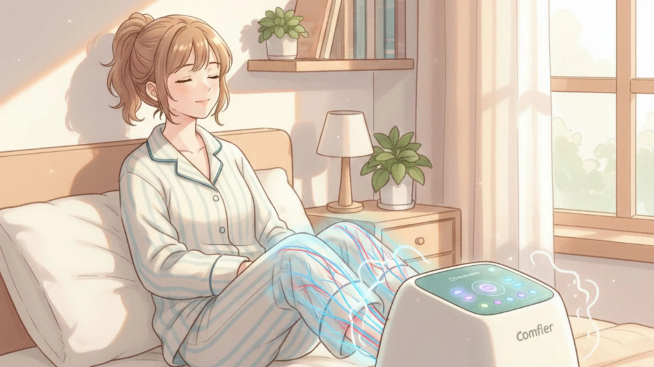 Leg machine for blood circulation and pain relief